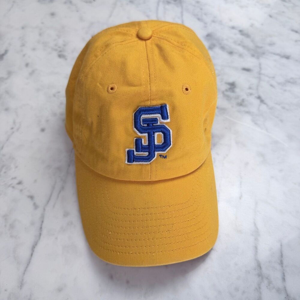 San Jose State Spartans 47 Brand Clean Up Adjustable Hat yellow champion hat